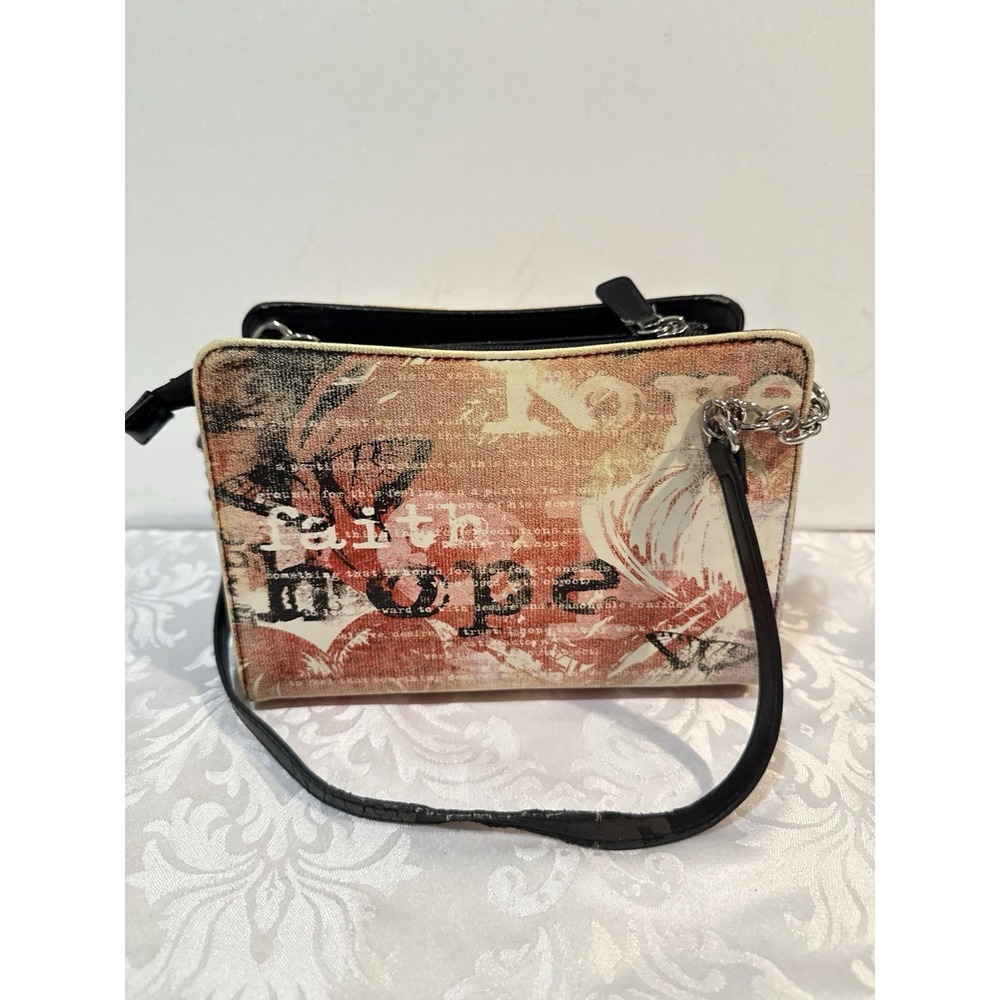 MICHI Petite Mini Shell Hope Breast Cancer Awareness Strap Cracked PURSE
